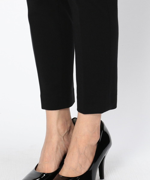 NARACAMICIE（ナラカミーチェ）の「【セットアップスーツ対応】ポンチ9分丈パンツ（スーツパンツ・レディース・ブラック/ベージュ/グレー・SMALL/MEDIUM/LARGE）」の13枚目の写真