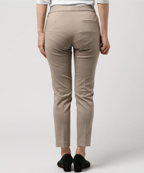 NARACAMICIE（ナラカミーチェ）の「【セットアップスーツ対応】ポンチ9分丈パンツ（スーツパンツ・レディース・ブラック/ベージュ/グレー・SMALL/MEDIUM/LARGE）」の5枚目の写真