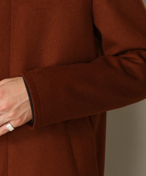 ADAM ET ROPE'（アダムエロペ）の「PONTETORTO メルトンフードコート（ダッフルコート・メンズ・ブラウン/ブルー系その他・LL/M/L）」の11枚目の写真