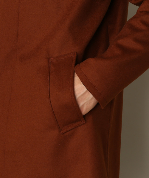 ADAM ET ROPE'（アダムエロペ）の「PONTETORTO メルトンフードコート（ダッフルコート・メンズ・ブラウン/ブルー系その他・LL/M/L）」の3枚目の写真