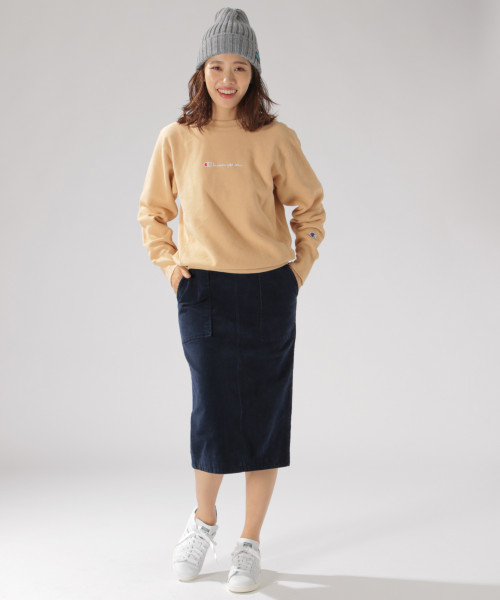 BAYFLOW(ベイフロー)の「コーデュロイロングタイトスカート(スカート・レディース・ネイビー/セージグリーン/チャコール・SMALL/MEDIUM)」の14枚目の写真