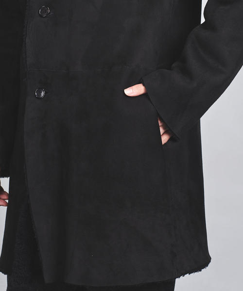 UNKNOWN.(アンノウン)の「【別注】<UnKnown(アンノウン)> リバーシブル ムートン(ムートンコート・メンズ・ブラウン/ブラック・SMALL/LARGE/MEDIUM)」の12枚目の写真