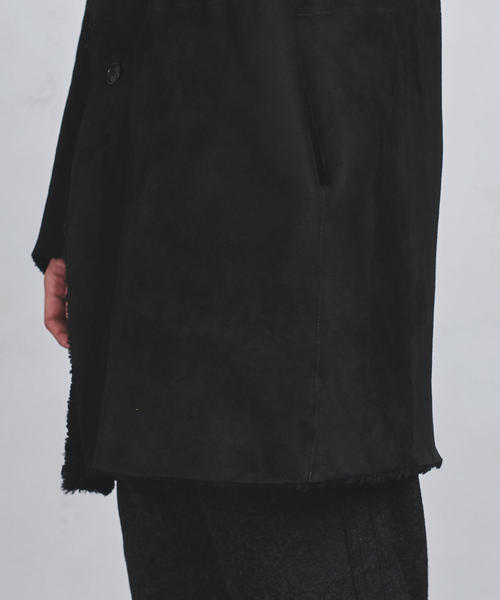 UNKNOWN.(アンノウン)の「【別注】<UnKnown(アンノウン)> リバーシブル ムートン(ムートンコート・メンズ・ブラウン/ブラック・SMALL/LARGE/MEDIUM)」の3枚目の写真