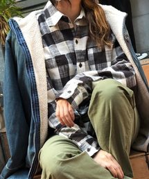 GREEN BOWL | GREEN BOWL Check Pattern Work Shirts/グリーンボウル チェック 柄 ワーク シャツ(シャツ/ブラウス)