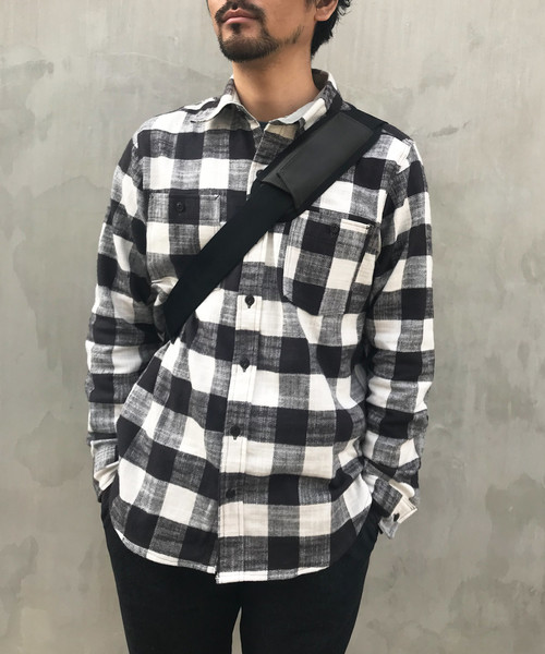 GREEN BOWL（グリーンボウル）の「GREEN BOWL Check Pattern Work Shirts/グリーンボウル チェック 柄 ワーク シャツ（シャツ/ブラウス・メンズ・ブラック/レッド・40/38）」の8枚目の写真