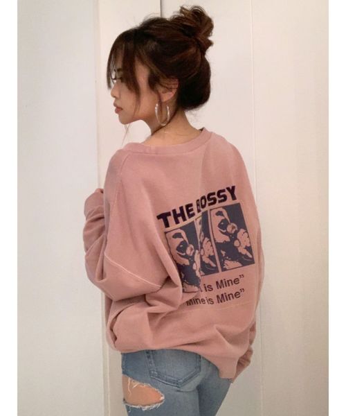 GYDA(ジェイダ)の「THE BOSSY プルオーバー(スウェット)」|ピンク