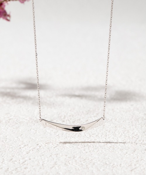 ESTELLE（エステール）の「シルバー ダイヤモンド ネックレス（メンズ） ESTELLE/エステール WEB限定（ネックレス・メンズ・ホワイト・50cm）」の10枚目の写真