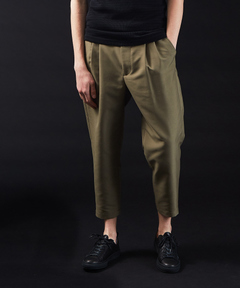 sakuraiページ markaware ペグトップ スラックス 黒 2 MARKAWARE オーガニックスーピマ50 ペグトップトラウザーズ