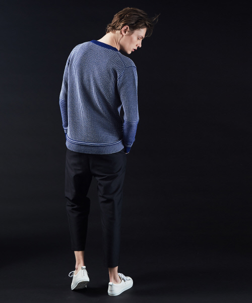 5351 POUR LES HOMMES（ゴーサンゴーイチプールオム）の「タスランダブルクロス2タッククロップパンツ（その他パンツ・メンズ・ブラック/カーキ・44/46/48/50）」の10枚目の写真