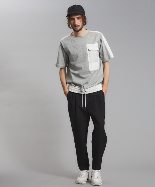 5351 POUR LES HOMMES（ゴーサンゴーイチプールオム）の「タスランダブルクロス2タッククロップパンツ（その他パンツ・メンズ・ブラック/カーキ・44/46/48/50）」の17枚目の写真