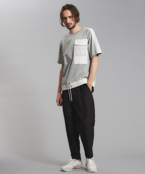 5351 POUR LES HOMMES（ゴーサンゴーイチプールオム）の「タスランダブルクロス2タッククロップパンツ（その他パンツ・メンズ・ブラック/カーキ・44/46/48/50）」の18枚目の写真