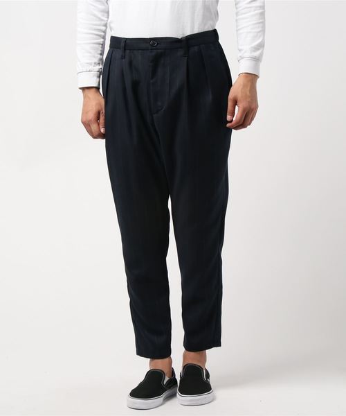 WEGO（ウィゴー）の「WEGO/ストライプペグトップスラックス（スラックス・メンズ・ブルー系その他4/ブラック系その他4・LARGE/MEDIUM）」の6枚目の写真