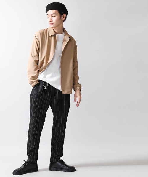 WEGO（ウィゴー）の「WEGO/ストライプペグトップスラックス（スラックス・メンズ・ブルー系その他4/ブラック系その他4・LARGE/MEDIUM）」の9枚目の写真