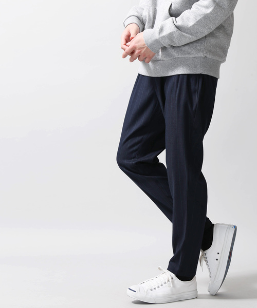 WEGO（ウィゴー）の「WEGO/ストライプペグトップスラックス（スラックス・メンズ・ブルー系その他4/ブラック系その他4・LARGE/MEDIUM）」の8枚目の写真