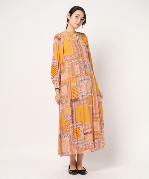 N.（N. Natural Beauty Basic）（エヌエヌナチュラルビューティーベーシック）の「ＦＡＳＣＩＮＡＴＩＯＮ　ワンピース（ワンピース・レディース・イエロー系その他・MEDIUM）」の5枚目の写真