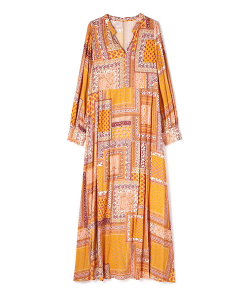 N.（N. Natural Beauty Basic）（エヌエヌナチュラルビューティーベーシック）の「ＦＡＳＣＩＮＡＴＩＯＮ　ワンピース（ワンピース・レディース・イエロー系その他・MEDIUM）」の7枚目の写真