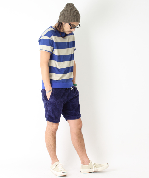 BEAMS PLUS(ビームスプラス)の「◇BEAMS PLUS / コットンリネンワッチキャップ (ニットキャップ/ビーニー・メンズ・オフホワイト/オリーブ/ネイビー/ロイヤルブルー/イエロー/レッド/ブラック/サックスブルー/ベージュ/オレンジ/ブルー系その他/ブラック系その他/その他1・ONE SIZE)」の16枚目の写真