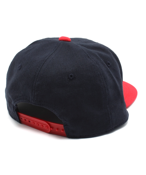 coen（コーエン）の「コットンリネンベースボールキャップ（キャップ・メンズ・レッド/ネイビー・フリー）」の6枚目の写真