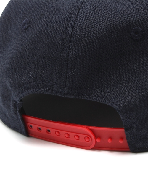 coen（コーエン）の「コットンリネンベースボールキャップ（キャップ・メンズ・レッド/ネイビー・フリー）」の9枚目の写真