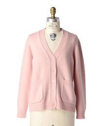 Drawer（ドゥロワー）の「Drawer 7GカシミヤVネックカーディガン