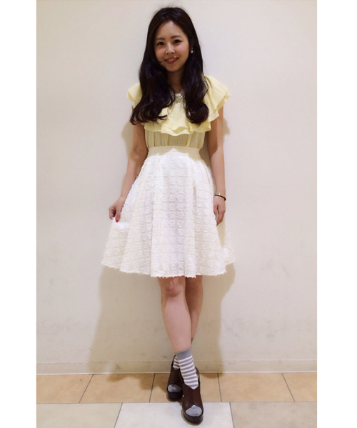 Chico(チコ)の「タックフレアSKT(スカート・レディース・ホワイト/ブルー/ネイビー・FREE)」の11枚目の写真