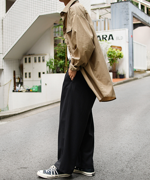 kutir(クティール)の「Wポケットロングシャツ(シャツ/ブラウス・メンズ・ダークブラウン/ライトグレー/ベージュ・MEDIUM/LARGE)」の12枚目の写真