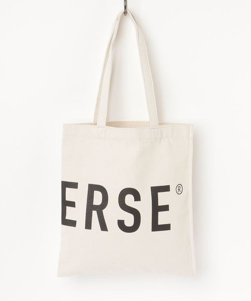 CONVERSE(コンバース)の「WEGO/コンバースロゴトートバッグ(トートバッグ・レディース・オフホワイト/ブラック・FREE)」の3枚目の写真