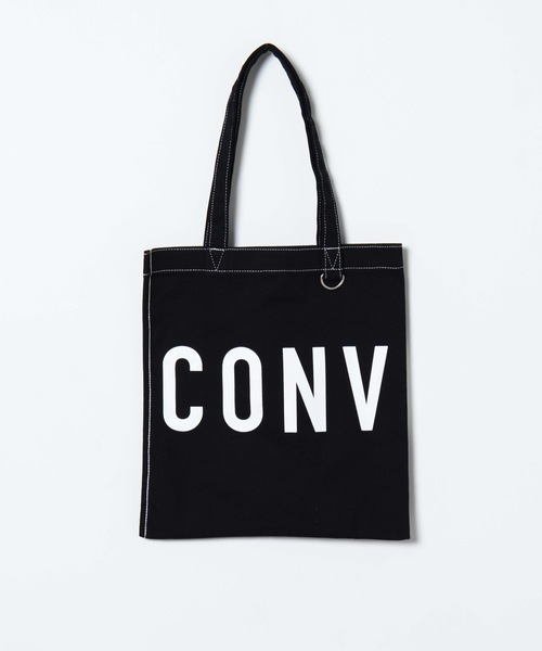 CONVERSE(コンバース)の「WEGO/コンバースロゴトートバッグ(トートバッグ・レディース・オフホワイト/ブラック・FREE)」の10枚目の写真