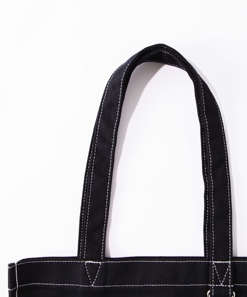 CONVERSE(コンバース)の「WEGO/コンバースロゴトートバッグ(トートバッグ・レディース・オフホワイト/ブラック・FREE)」の8枚目の写真