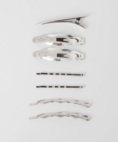 WEGO（ウィゴー）の「WEGO/【7点セット】メタルヘアピンセット（ヘアピン・レディース・シルバー/ゴールド・FREE）」の9枚目の写真