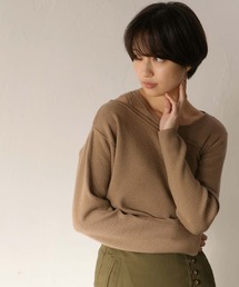【CLEIO】レイヤードアンサンブルニット
