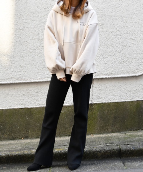 PairPair(ペアペア)の「リブニットパンツ(その他パンツ・レディース・ブラック/モカ・FREE)」の8枚目の写真