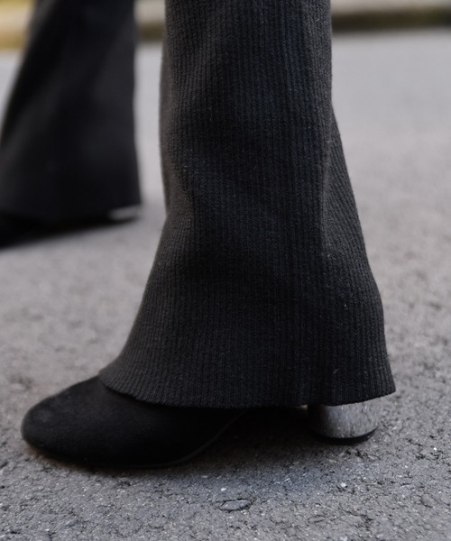 PairPair(ペアペア)の「リブニットパンツ(その他パンツ・レディース・ブラック/モカ・FREE)」の12枚目の写真