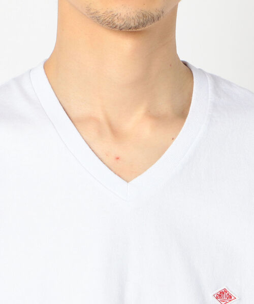 DANTON(ダントン)の「【DANTON/ダントン】VネックTシャツ #JD-9213(Tシャツ/カットソー・メンズ・ホワイト/チャコールグレー/ベージュ/グレー系その他/ブルー系その他/ブラック・44/40/38/42)」の18枚目の写真