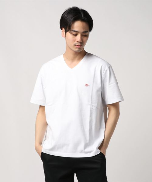 DANTON(ダントン)の「【DANTON/ダントン】VネックTシャツ #JD-9213(Tシャツ/カットソー・メンズ・ホワイト/チャコールグレー/ベージュ/グレー系その他/ブルー系その他/ブラック・44/40/38/42)」の7枚目の写真