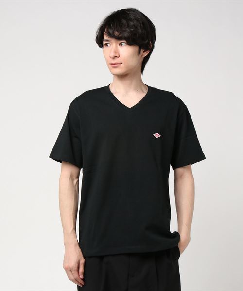 DANTON(ダントン)の「【DANTON/ダントン】VネックTシャツ #JD-9213(Tシャツ/カットソー・メンズ・ホワイト/チャコールグレー/ベージュ/グレー系その他/ブルー系その他/ブラック・44/40/38/42)」の8枚目の写真