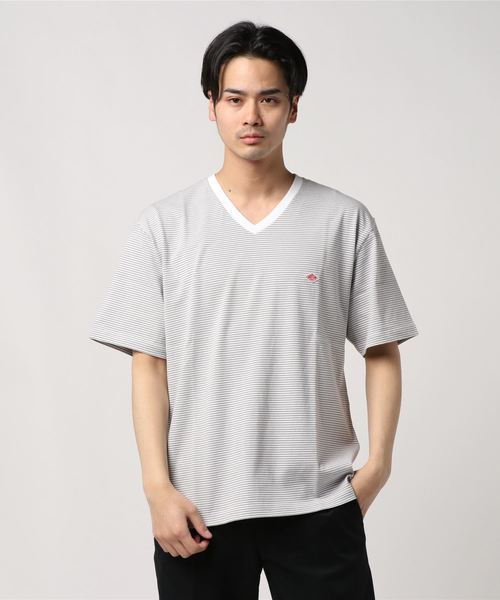 DANTON(ダントン)の「【DANTON/ダントン】VネックTシャツ #JD-9213(Tシャツ/カットソー・メンズ・ホワイト/チャコールグレー/ベージュ/グレー系その他/ブルー系その他/ブラック・44/40/38/42)」の10枚目の写真