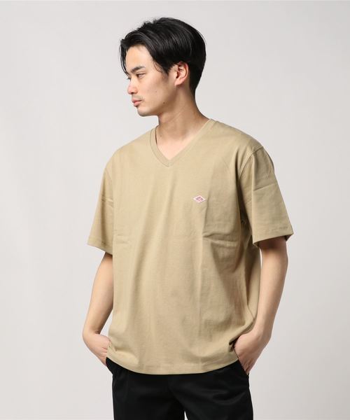 DANTON(ダントン)の「【DANTON/ダントン】VネックTシャツ #JD-9213(Tシャツ/カットソー・メンズ・ホワイト/チャコールグレー/ベージュ/グレー系その他/ブルー系その他/ブラック・44/40/38/42)」の11枚目の写真