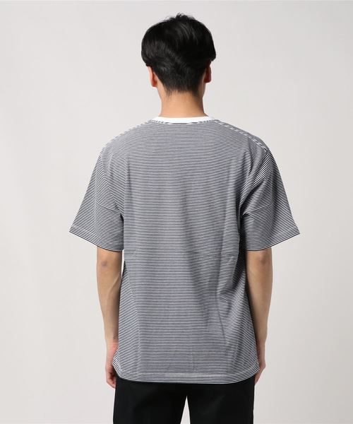 DANTON(ダントン)の「【DANTON/ダントン】VネックTシャツ #JD-9213(Tシャツ/カットソー・メンズ・ホワイト/チャコールグレー/ベージュ/グレー系その他/ブルー系その他/ブラック・44/40/38/42)」の14枚目の写真