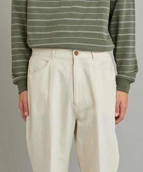 Steven Alan（スティーブンアラン）の「＜Steven Alan＞ TWST C/L 5P BAGGY TAPERED PANTS/パンツ（その他パンツ・メンズ・オフホワイト/ブラック・XL/L/S/M）」の11枚目の写真