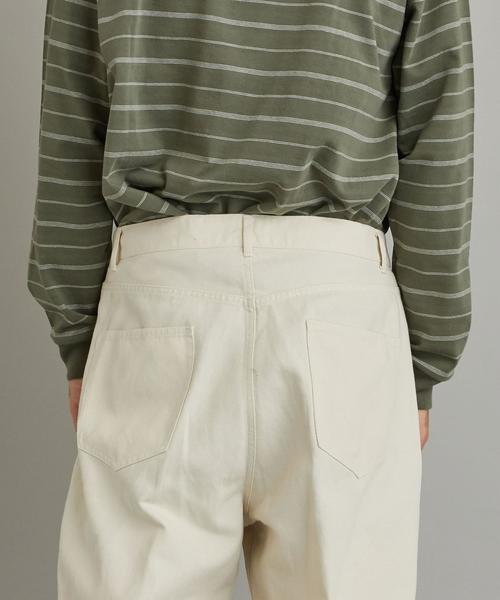 Steven Alan（スティーブンアラン）の「＜Steven Alan＞ TWST C/L 5P BAGGY TAPERED PANTS/パンツ（その他パンツ・メンズ・オフホワイト/ブラック・XL/L/S/M）」の9枚目の写真