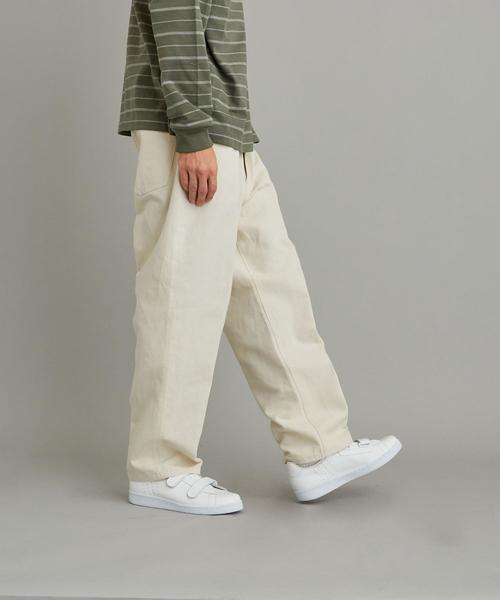 Steven Alan（スティーブンアラン）の「＜Steven Alan＞ TWST C/L 5P BAGGY TAPERED PANTS/パンツ（その他パンツ・メンズ・オフホワイト/ブラック・XL/L/S/M）」の7枚目の写真