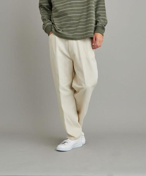 Steven Alan（スティーブンアラン）の「＜Steven Alan＞ TWST C/L 5P BAGGY TAPERED PANTS/パンツ（その他パンツ・メンズ・オフホワイト/ブラック・XL/L/S/M）」の6枚目の写真