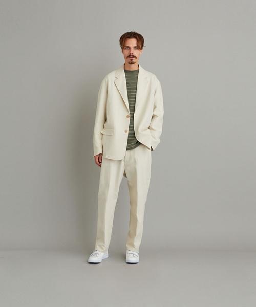 Steven Alan（スティーブンアラン）の「＜Steven Alan＞ TWST C/L 5P BAGGY TAPERED PANTS/パンツ（その他パンツ・メンズ・オフホワイト/ブラック・XL/L/S/M）」の4枚目の写真