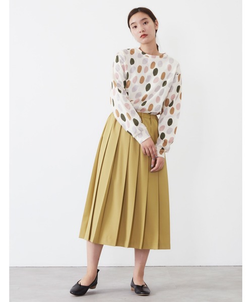 POU DOU DOU（プードゥドゥ）の「ソフト天竺オリジナルプリントプルオーバー（Tシャツ/カットソー・レディース・ネイビー/グレー/ホワイト系その他/キナリ・3）」の10枚目の写真