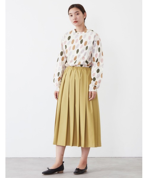 POU DOU DOU（プードゥドゥ）の「ソフト天竺オリジナルプリントプルオーバー（Tシャツ/カットソー・レディース・ネイビー/グレー/ホワイト系その他/キナリ・3）」の11枚目の写真