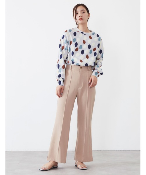 POU DOU DOU（プードゥドゥ）の「ソフト天竺オリジナルプリントプルオーバー（Tシャツ/カットソー・レディース・ネイビー/グレー/ホワイト系その他/キナリ・3）」の20枚目の写真