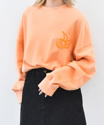 KIRSH�i�L���V�[�j�́uTONE ON TONE MIDDLE CHERRY SWAETSHIRT / �g�[���I���g�[���~�h���`�F���[�X�E�F�b�gOG�i�X�E�F�b�g�j�v