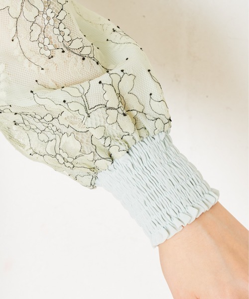 natural couture（ナチュラルクチュール）の「配色フラワーレース