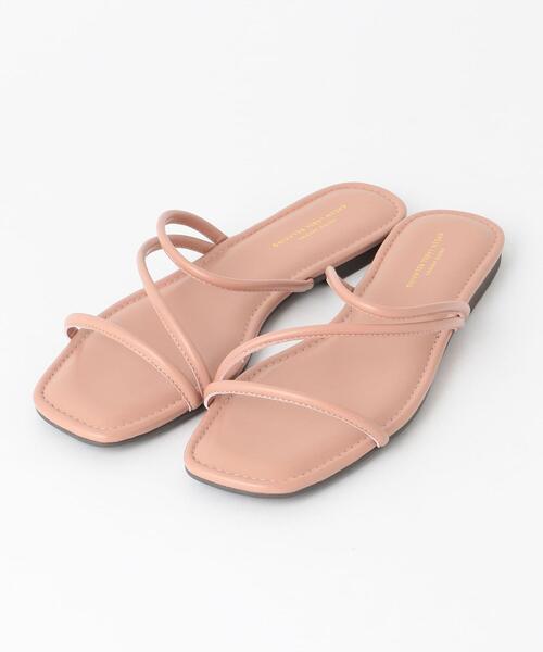 green label relaxing（グリーンレーベルリラクシング）の「◆CFC フラットサンダル(1.0cmヒール)（サンダル・レディース・ブラック/ベージュ/ゴールド/モカ/その他1・S/M/L）」の3枚目の写真